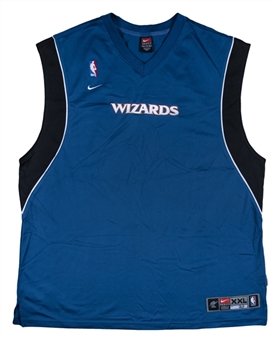 2002-03 Michael Jordan Game Worn Washington Wizards Sleeveless Shooting Shirt (George Koehler Michael Jordan Collection LOA)